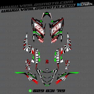 ADHESIVOS Y PEGATINAS DE VINILO PARA YAMAHA RAPTOR 700 Rt005-09
