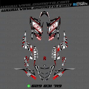 ADHESIVOS Y PEGATINAS DE VINILO PARA YAMAHA RAPTOR 700 Rt005-11