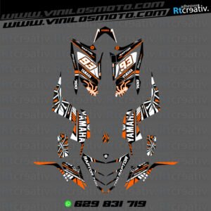 ADHESIVOS Y PEGATINAS DE VINILO PARA YAMAHA RAPTOR 700 Rt005-13
