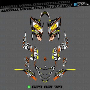 ADHESIVOS Y PEGATINAS DE VINILO PARA YAMAHA RAPTOR 700 Rt005-14