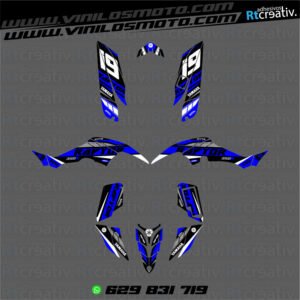 ADHESIVOS Y PEGATINAS DE VINILO PARA YAMAHA RAPTOR 350 Rt001-03