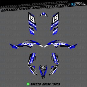 ADHESIVOS Y PEGATINAS DE VINILO PARA YAMAHA RAPTOR 350 Rt001-04