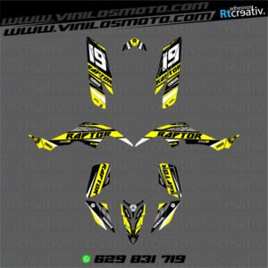 ADHESIVOS Y PEGATINAS DE VINILO PARA YAMAHA RAPTOR 350 Rt001-06