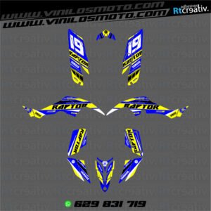 ADHESIVOS Y PEGATINAS DE VINILO PARA YAMAHA RAPTOR 350 Rt001-08