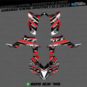 ADHESIVOS Y PEGATINAS DE VINILO PARA YAMAHA YFZ 450 Rt001-09