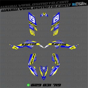 ADHESIVOS Y PEGATINAS DE VINILO PARA YAMAHA RAPTOR 350 Rt001-09
