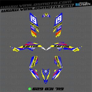 ADHESIVOS Y PEGATINAS DE VINILO PARA YAMAHA RAPTOR 350 Rt001-10