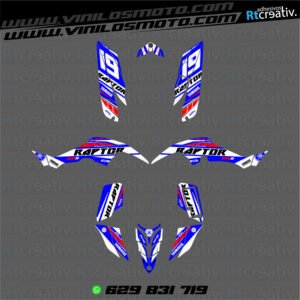ADHESIVOS Y PEGATINAS DE VINILO PARA YAMAHA RAPTOR 350 Rt001-11