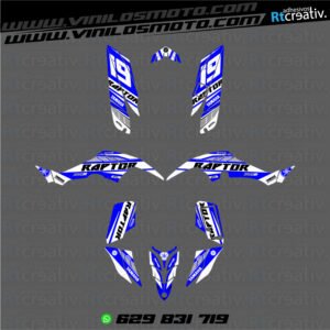 ADHESIVOS Y PEGATINAS DE VINILO PARA YAMAHA RAPTOR 350 Rt001-12