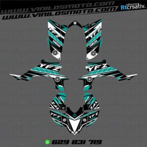 ADHESIVOS Y PEGATINAS DE VINILO PARA YAMAHA YFZ 450 Rt001-13