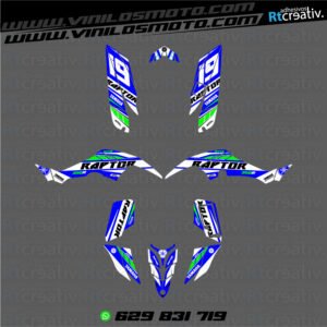 ADHESIVOS Y PEGATINAS DE VINILO PARA YAMAHA RAPTOR 350 Rt001-13