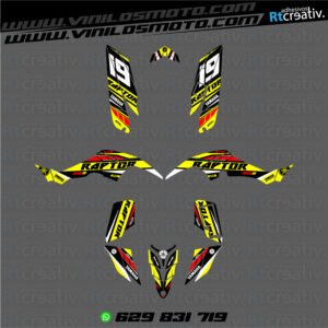 ADHESIVOS Y PEGATINAS DE VINILO PARA YAMAHA RAPTOR 350 Rt001-15