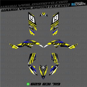 ADHESIVOS Y PEGATINAS DE VINILO PARA YAMAHA RAPTOR 350 Rt001-16