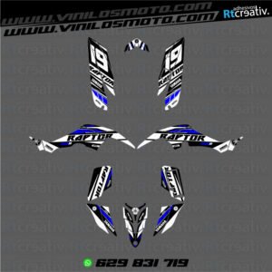 ADHESIVOS Y PEGATINAS DE VINILO PARA YAMAHA RAPTOR 350 Rt001-17