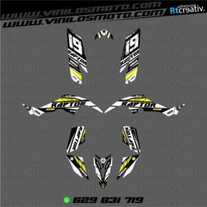 ADHESIVOS Y PEGATINAS DE VINILO PARA YAMAHA RAPTOR 350 Rt001-19