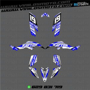 ADHESIVOS Y PEGATINAS DE VINILO PARA YAMAHA RAPTOR 350 Rt001-22