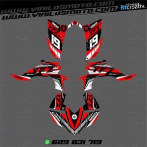 ADHESIVOS Y PEGATINAS DE VINILO PARA YAMAHA YFZ 450 Rt002-01