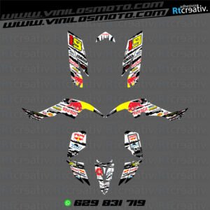 ADHESIVOS Y PEGATINAS DE VINILO PARA YAMAHA RAPTOR 350 Rt002-01