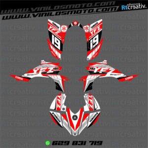 ADHESIVOS Y PEGATINAS DE VINILO PARA YAMAHA YFZ 450 Rt002-02