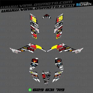 ADHESIVOS Y PEGATINAS DE VINILO PARA YAMAHA RAPTOR 350 Rt002-03