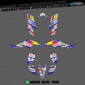 ADHESIVOS Y PEGATINAS DE VINILO PARA YAMAHA RAPTOR 350 Rt002-05