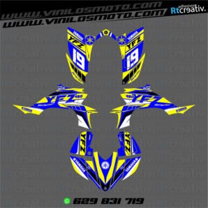 ADHESIVOS Y PEGATINAS DE VINILO PARA YAMAHA YFZ 450 Rt002-08