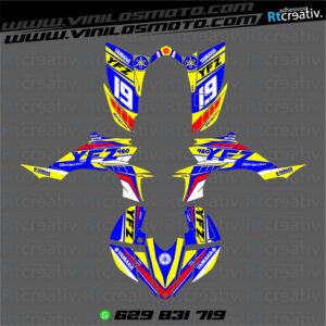ADHESIVOS Y PEGATINAS DE VINILO PARA YAMAHA YFZ 450 Rt002-10