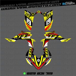 ADHESIVOS Y PEGATINAS DE VINILO PARA YAMAHA YFZ 450 Rt002-15