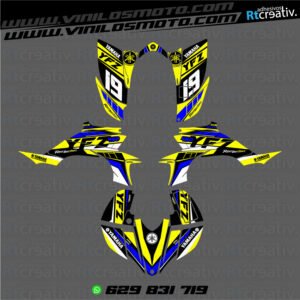 ADHESIVOS Y PEGATINAS DE VINILO PARA YAMAHA YFZ 450 Rt002-16