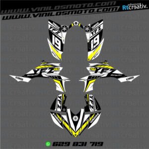 ADHESIVOS Y PEGATINAS DE VINILO PARA YAMAHA YFZ 450 Rt002-19