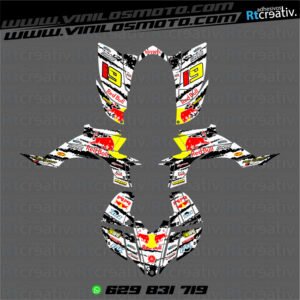 ADHESIVOS Y PEGATINAS DE VINILO PARA YAMAHA YFZ 450 Rt003-01