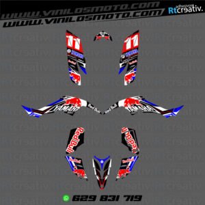 ADHESIVOS Y PEGATINAS DE VINILO PARA YAMAHA RAPTOR 350 Rt003-04