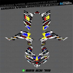 ADHESIVOS Y PEGATINAS DE VINILO PARA YAMAHA YFZ 450 Rt003-05