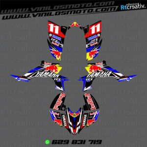 ADHESIVOS Y PEGATINAS DE VINILO PARA YAMAHA YFZ 450 Rt004-01