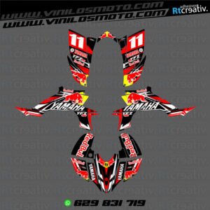 ADHESIVOS Y PEGATINAS DE VINILO PARA YAMAHA YFZ 450 Rt004-03