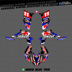ADHESIVOS Y PEGATINAS DE VINILO PARA YAMAHA YFZ 450 Rt004-04