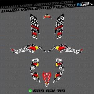 ADHESIVOS Y PEGATINAS DE VINILO PARA YAMAHA RAPTOR 350 Rt004-04