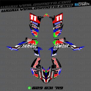 ADHESIVOS Y PEGATINAS DE VINILO PARA YAMAHA YFZ 450 Rt004-05