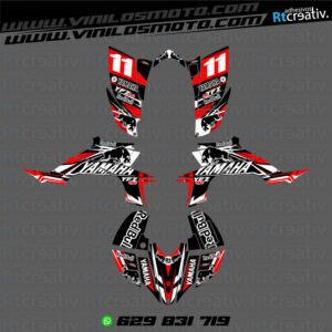 ADHESIVOS Y PEGATINAS DE VINILO PARA YAMAHA YFZ 450 Rt004-06