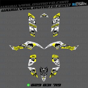 ADHESIVOS Y PEGATINAS DE VINILO PARA YAMAHA RAPTOR 350 Rt004-09