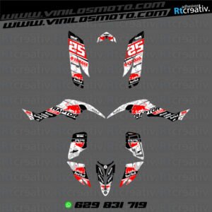ADHESIVOS Y PEGATINAS DE VINILO PARA YAMAHA RAPTOR 350 Rt004-11