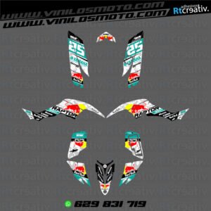 ADHESIVOS Y PEGATINAS DE VINILO PARA YAMAHA RAPTOR 350 Rt004-14