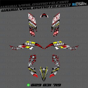 ADHESIVOS Y PEGATINAS DE VINILO PARA YAMAHA RAPTOR 350 Rt005-10