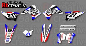 ADHESIVOS Y PEGATINAS DE VINILO GAS GAS ENDURO Y CROSS Rt003-03