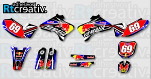 ADHESIVOS Y PEGATINAS DE VINILO YAMAHA ENDURO Y CROSS Rt001-01