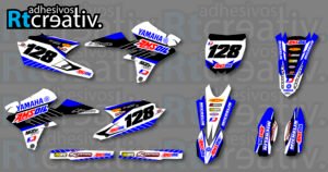 ADHESIVOS Y PEGATINAS DE VINILO YAMAHA ENDURO Y CROSS Rt002-01