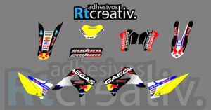 ADHESIVOS Y PEGATINAS DE VINILO GAS GAS ENDURO Y CROSS Rt007-01