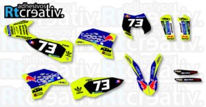 ADHESIVOS Y PEGATINAS DE VINILO KTM ENDURO Y CROSS Rt011-03