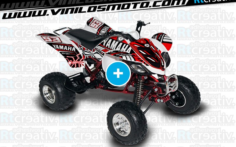 ADHESIVOS Y PEGATINAS DE VINILO PARA YAMAHA RAPTOR 660 Rt005