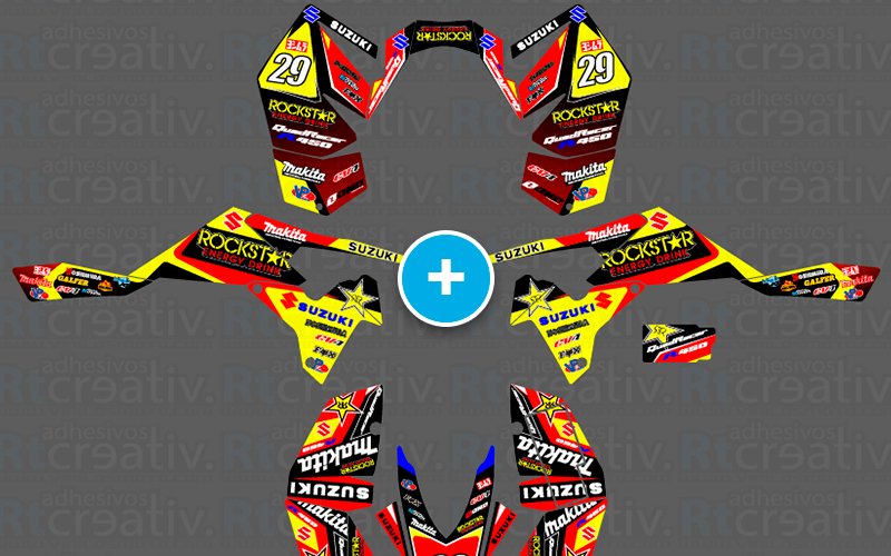 ADHESIVOS Y PEGATINAS DE VINILO PARA SUZUKI LTR 450 Rt002